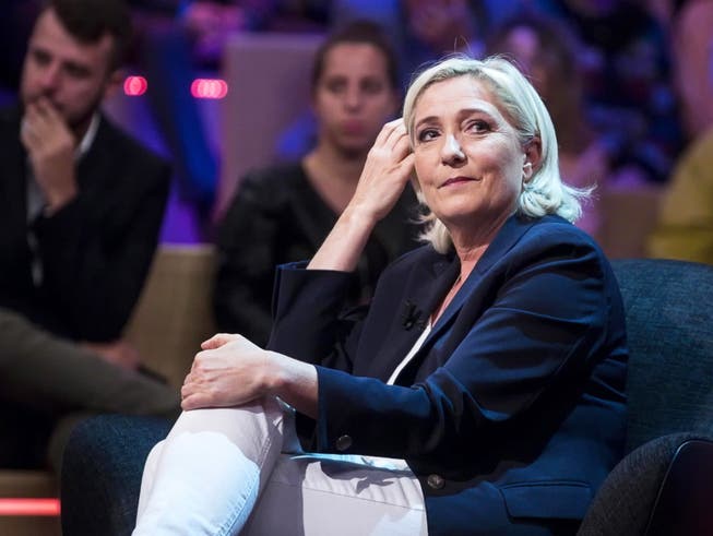 Die französische Justiz verschärft ihr Vorgehen gegen die Rechtspopulistin Marine Le Pen. (Bild: KEYSTONE/EPA ANSA/ANGELO CARCONI)
