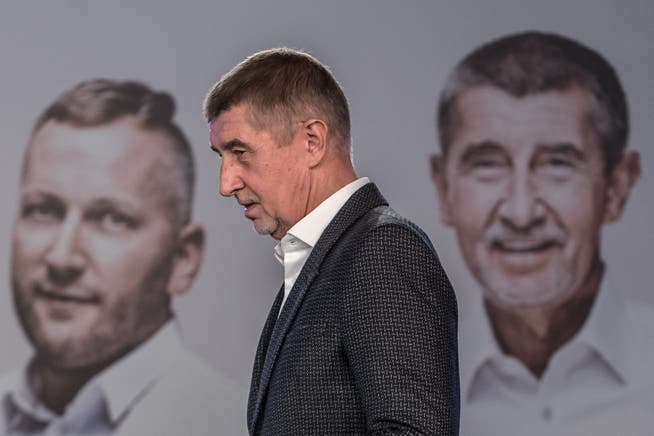 Der Tschechische Premierminister und Vorsitzende der Bewegung «Ano» Andrej Babis. (Bild: Martin Divisek/EPA (Prag, 6. Oktober 2018))