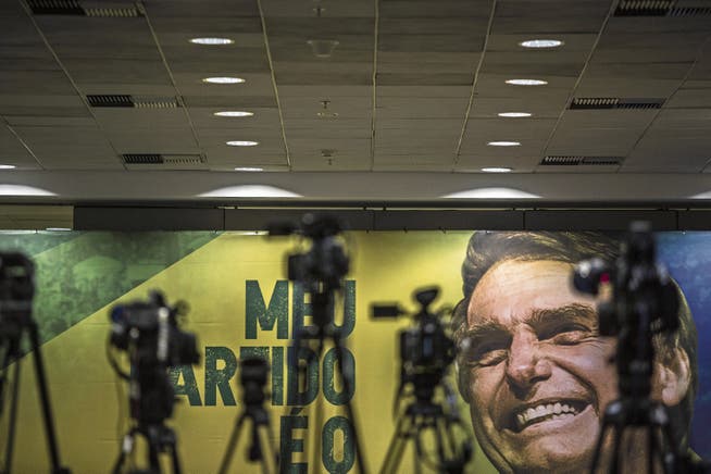 Alle Augen sind auf den umstrittenen Jair Bolsonaro gerichtet, der demnächst zum neuen Präsidenten Brasiliens gewählt werden könnte. Bild: Dado Galdieri/Bloomberg (Rio de Janeiro, 7. Oktober 2018)