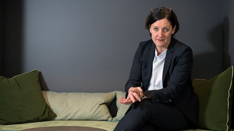 Christa Augsburger, Direktorin der Hotelfachschule Luzern (Bild: Corinne Glanzmann, 19. Februar 2018)