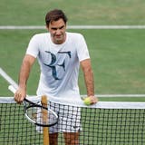Roger Federer am Sonntag bei der Pressekonferenz in Basel. (Bild: Georgios Kefalas/Keystone, 21. Oktober 2018)
