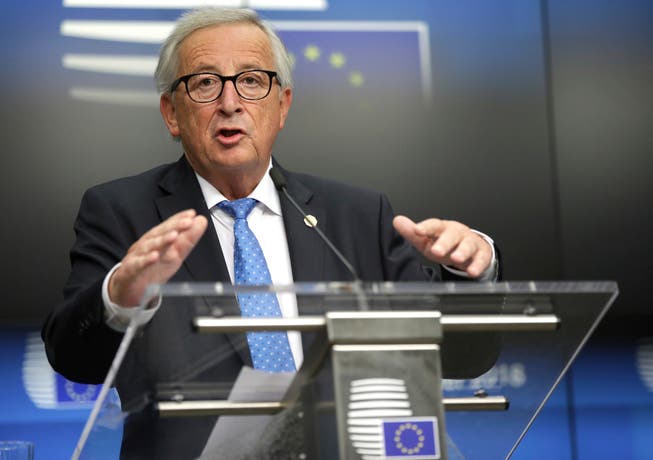 EU-Kommissionspräsident Jean-Claude Juncker. (AP Photo/Olivier Matthys)
