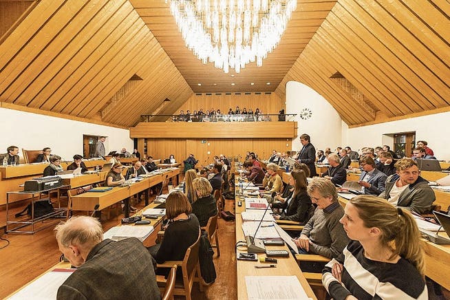 Am 11. Dezember, ab 16 Uhr, entscheidet das St.Galler Stadtparlament im Waaghaussaal über das Budget 2019. (Bild: Hanspeter Schiess)