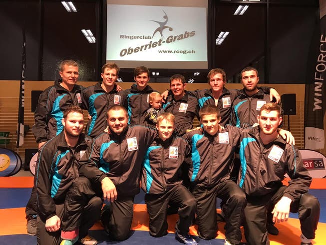Die erste Mannschaft des RC Oberriet-Grabs ist auf bestem Weg, die Playout-Serie gegen Sense für sich zu entscheiden. (Bild: PD)