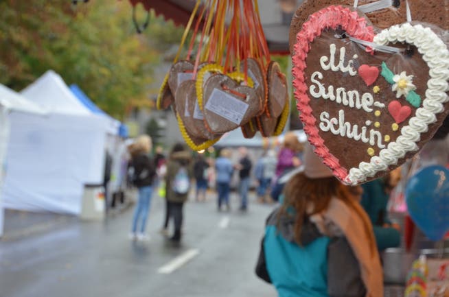 Sonnenschein gab es zwar nicht am Gamser Herbstmarkt, dafür bot er ein vielfältiges Programm für Gross und Klein. (Bilder: Katharina Rutz)