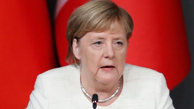 Die deutsche Bundeskanzlerin Angela Merkel. (Bild Maxim Shipenkow/EPA, Istanbul, 27. Oktober 2018)