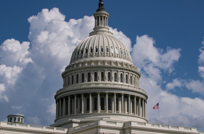 Hier fällt der amerikanische Kongress seine Entscheide: im Capitol in Washington. (Bild: J. Scott Applewhite/Keystone)