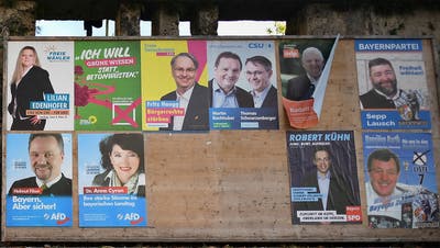 Der Wahlkampf ist in vollem Gang: Am 14. Oktober wird in Bayern ein neuer Landtag gewählt. (Bild: Keystone)
