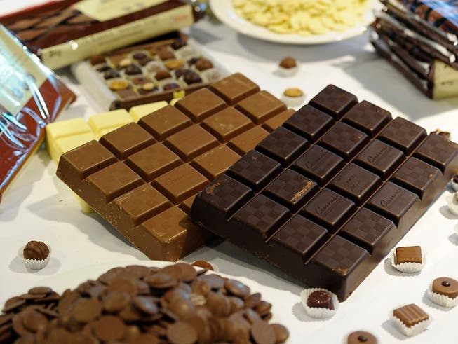 Russen essen jährlich 4,8 Kilogramm Schokolade. (Bild: KEYSTONE/STEFFEN SCHMIDT)