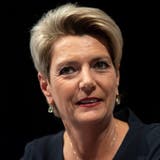 Sie will: Die St.Galler Ständeratspräsidentin Karin Keller-Sutter gibt ihre Bundesratskandidatur bekannt. (Bild: KEYSTONE/Gian Ehrenzeller)