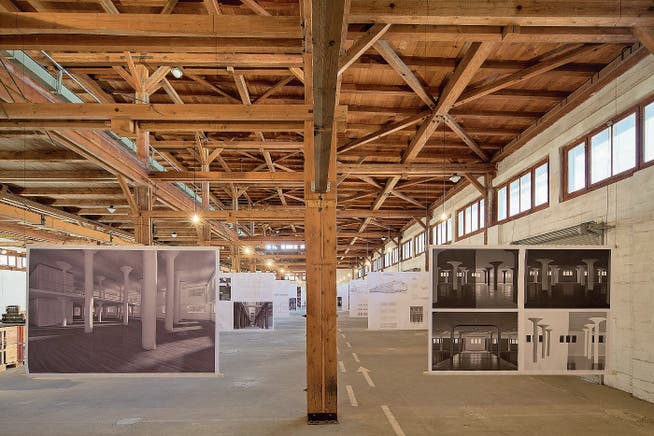 Das Architekturforum sich für den Erhalt der Flachlagerhallen im Eyschachen ein. (Bild: PD)