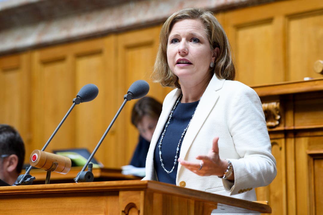 Mit 28 Jahren schaffte die Freisinnige Christa Markwalder den Sprung in den Nationalrat. Sie kandidiert 2019 für eine vierte Amtszeit – und bewirbt sich für den Ständerat. (Bild: Anthony Anex/Keystone (Bern, 14. Juni 2018))