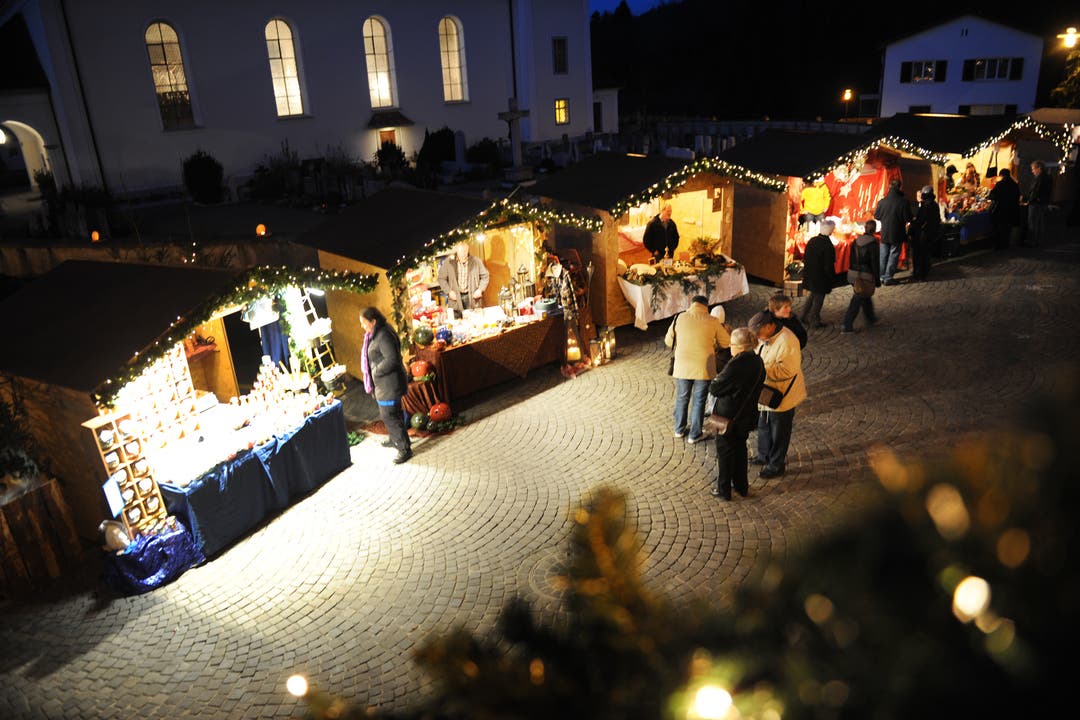 Der Markt in Luthern findet bereits Ende November (23-25 November) statt. (Bild: Corinne Glanzmann, Luthern, 19. November 2010)