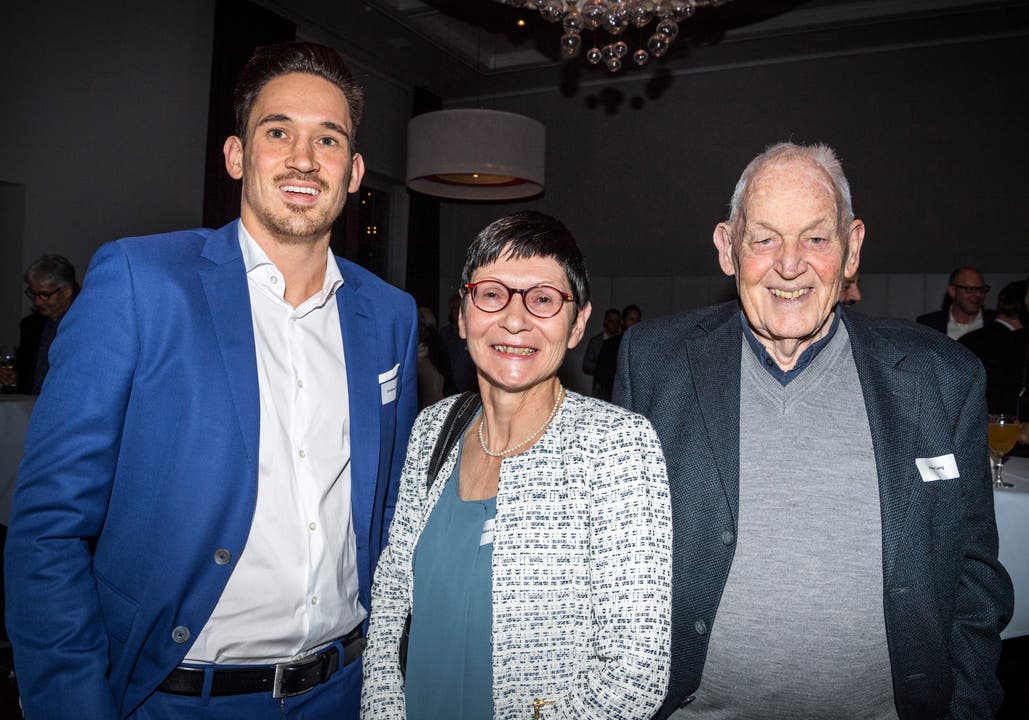 Die Familie von Michael Lang, Thurgauer des Jahres 2018: Bruder Christian mit den Eltern Priska und Peter Lang.