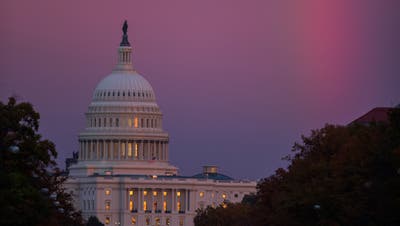 Das Kapitol in Washington, Sitz des amerikanischen Parlamentes. (Bild: Erik S. Lesser/EPA, 6. November 2018)