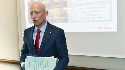Patrik Gisel, Vorsitzender der Geschäftsleitung von Raiffeisen Schweiz, tritt per sofort zurück. (Bild: KEYSTONE/Walter Bieri)