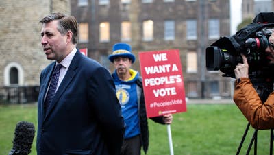 Der Abgeordnete Graham Brady während eines Interviews in Westminster. (Bild: Jack Taylor/Getty Images (London, 12. Dezember 2018))
