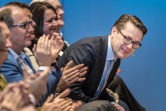 Nomination im Gemeindezentrum Mörschwil: Benedikt Würth soll für die CVP den Ständeratssitz zurückholen. (Bilder: Michel Canonica)