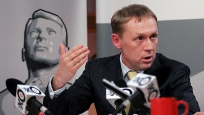 Der kremlnahe Parlamentarier Andrei Lugowoi sagt: «Man hat uns den Cyberkrieg deklariert».  Archivbild EPA