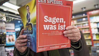 Cover des aktuellen «Spiegels» mit der Enthüllungsgeschichte. (Bild: Thomas Lohnes/Getty, Köln, 22. Dezember 2018)