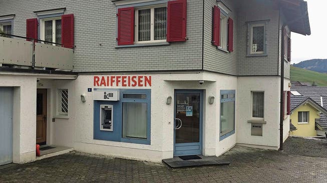 Ab März nächsten Jahres werden hier in Brülisau keine Bankkundinnen und -kunden mehr bedient. (Bild: PD)