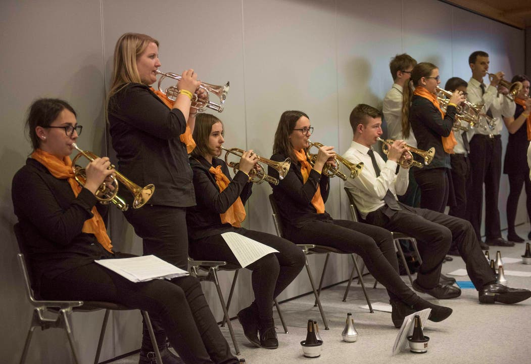 Die Entlebucher Jugend Brass Band. (Bild: Philippe Dutoit)