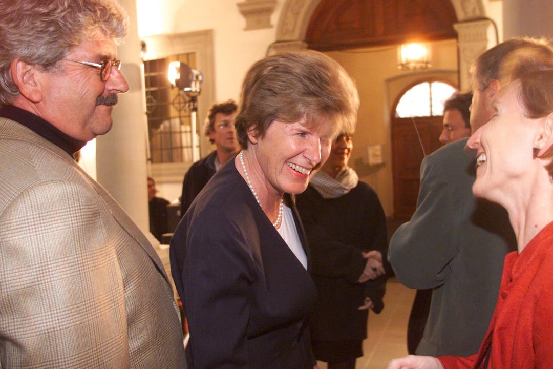 Helen Leumann schafft 1999 die Wiederwahl in den Ständerat. (Bild: Archiv Neue LZ)