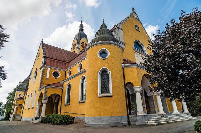 Die Pfarrkirche Gerliswil wurde nach den Plänen des Architekten Adolf Gaudy erbaut und im September 1915 eingeweiht. (Bild Roger Grütter)