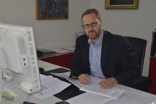 Der Schwyzer Finanzdirektor Kaspar Michel. (Bild: Jürg Auf der Maur)