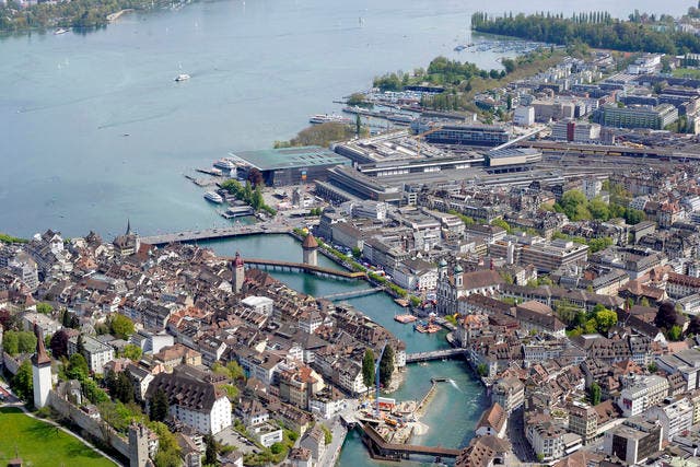 Blick auf die Stadt Luzern. (Archivbild Neue LZ)