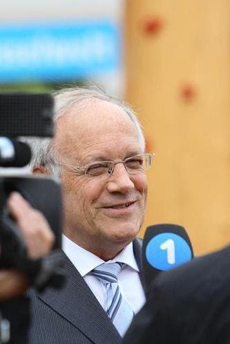 Bundesrat Johann Schneider-Ammann war ein gefragter Interviewpartner. (Bild: André A. Niederberger / Neue NZ)