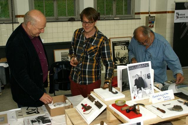 Zum Andenken an den verstorbenen Kulturförderer Martin Wallimann entstand in der Turbine Giswil eine Ausstellung. (Bild: Primus Camenzind / Neue LZ)