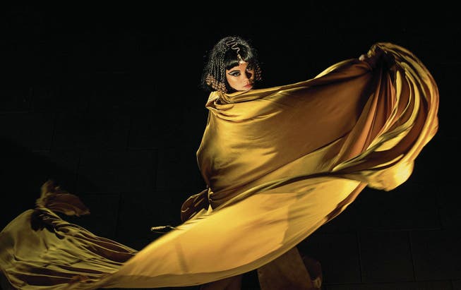 Die Luzerner Sängerin Regula Mühlemann schlüpft in die Figur der Cleopatra. (Bild: Martin Förster/Sony Classical)