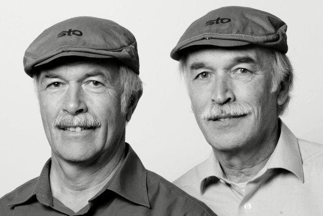 Nein, das sind keine Zwillinge. Rudi Kistler und Maurus Oehman (fotografiert 2012) sind zwar beide aus Mannheim, jedoch nicht verwandt miteinander. (Bild: Dukas/François Brunelle)