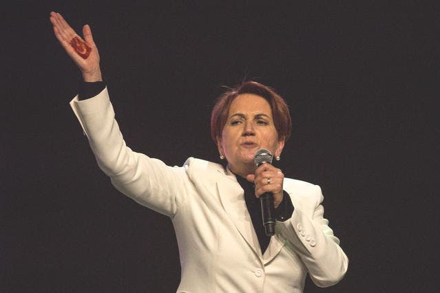 Die türkische Politikerin Meral Aksener. (Bild: Chris McGrath/Getty Images)