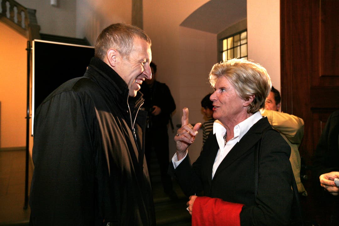Trotzdem kam es nicht zu einem zweiten Wahlgang: Konrad Graber (links im Bild) wurde in stiller Wahl gewählt. (Bild: Nadia Schärli / Neue LZ)