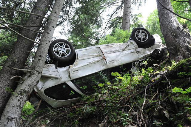 Grosses Glück Bei Unfall Nach Sekundenschlaf