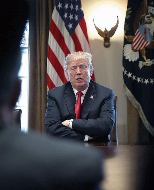 US-Präsident Trump will Ordnung ins Weisse Haus bringen. (Bild: Win McNamee/Getty (Washington, 1. März 2018))