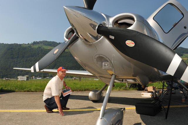 Swiss Aero Expo: Am nächsten Wochenende sind auf dem Flugplatz Buochs wieder Flieger zu bestaunen. (Bild: Archiv Neue NZ)
