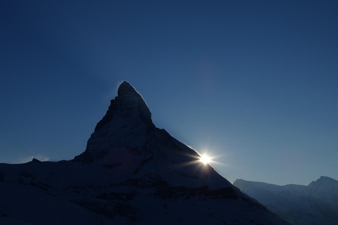 Faszinierendes Matterhorn. Aufgenommen auf Riffelberg. (Bild: Bruno Ringgenberg)