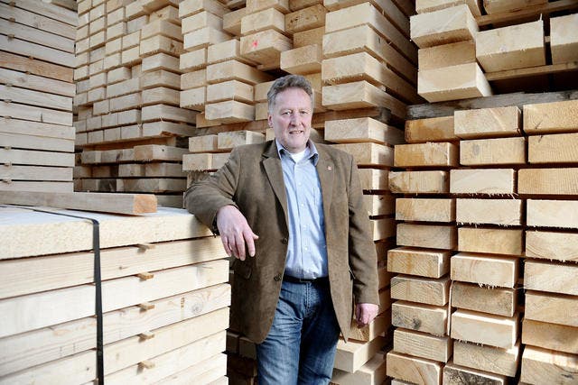 Holzhändler Albert Sigrist will für die SVP in die Regierung. (Bild: Corinne Glanzmann / Neue OZ)