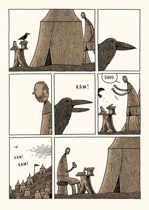 Der Brite Tom Gauld hat in seiner Graphic Novel die biblische Geschichte von David und Goliath nacherzählt - aus der Sicht des Riesen.