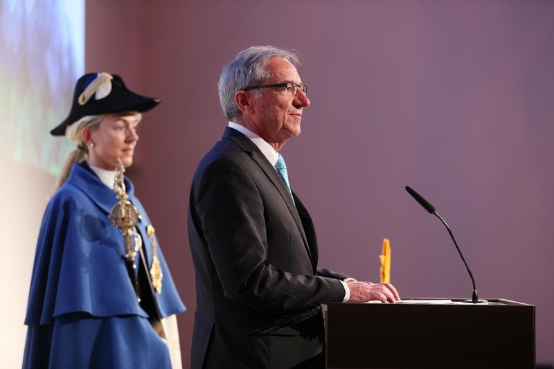 Robert Küng, Regierungspräsident des Kantons Luzern, während seiner Rede. (Bild: Philipp Schmidli / Neue LZ)