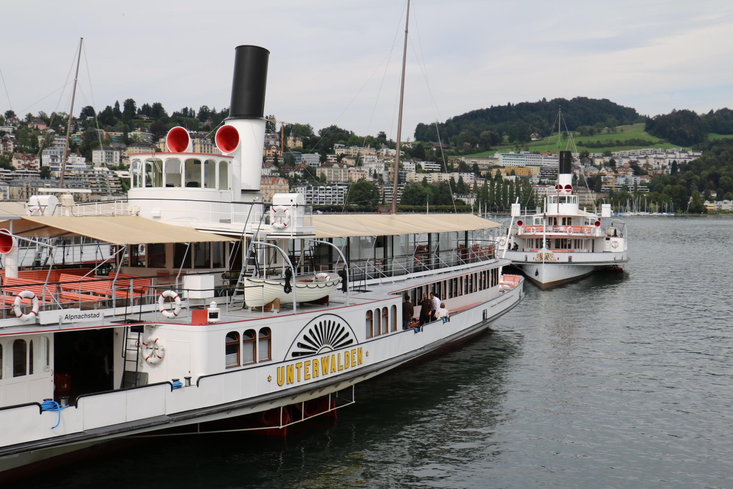 Dampfschiff-Kollision vor Luzern