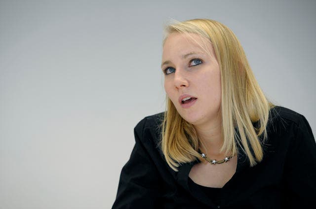 Stefanie Wyss, hier im September 2009 als Stadtratkandidatin bei einem Gespräch. (Bild: Pius Amrein / Neue LZ)