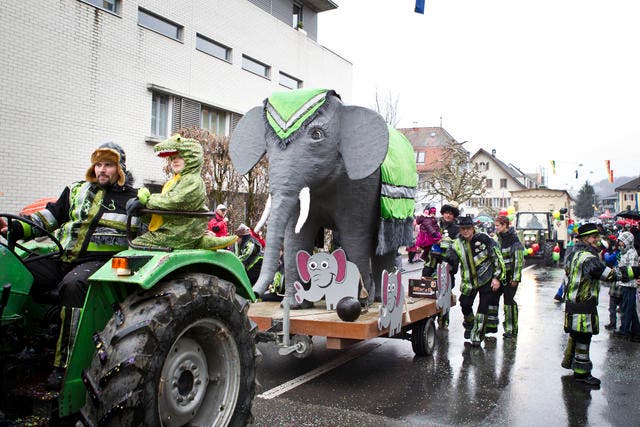 Elefanten-Zunft Roggliswil. (Bild: Manuela Jans)