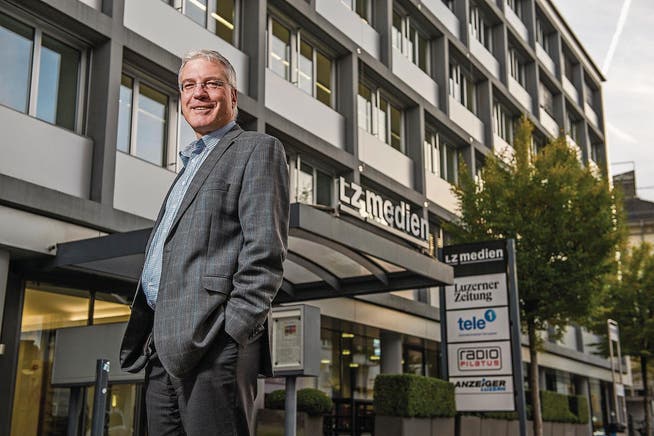 Pro-Senectute-Geschäftsleiter Ruedi Fahrni freut sich auf den neuen Standort an der Maihofstrasse. (Bild: Dominik Wunderli (Luzern, 2. November 2017))