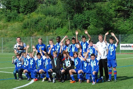 Die D-Junioren des FC Luzern. (Bild: Michael Wyss)
