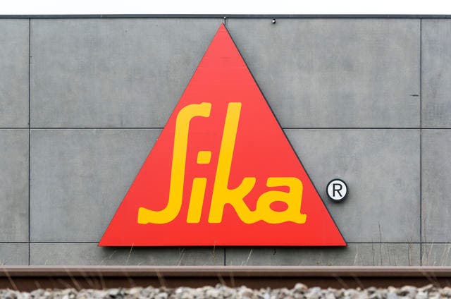Das Sika-Logo. (Bild: Keystone)