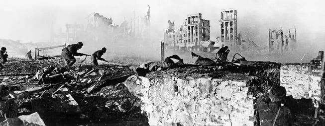 Bei der Schlacht von Stalingrad starben eine Million Menschen. (Bild: Getty (Aufnahme 1942))